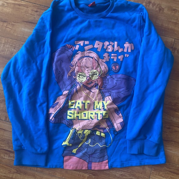 BIBISAMA EAT MY SHORTS STREET STYLE SWEATSHIRT - Picture 3 of 3